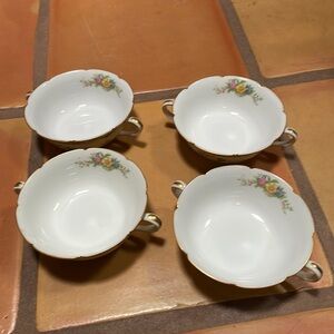 Noritake Goldcona Cream Soup Bowls